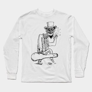 FRIZZLE FRIED - BLACK INK Long Sleeve T-Shirt